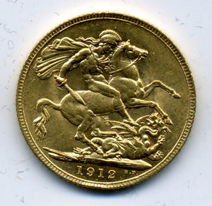 Соверен 1912 г.