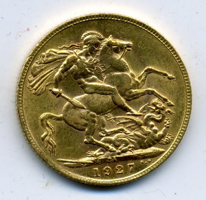 Соверен 1927 г.