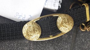 Ремень морской ВМФ Украины с одним подвесом для кортика