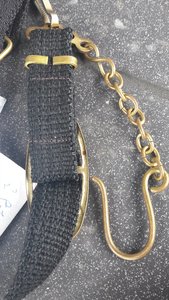 Ремень морской ВМФ Украины с одним подвесом для кортика