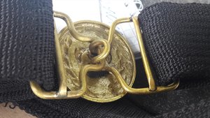 Ремень морской ВМФ Украины с одним подвесом для кортика