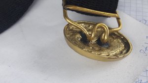 Ремень морской ВМФ Украины с одним подвесом для кортика