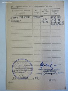 Комплект из трех КЗ с знаком "Коллегия судей" и грамотой
