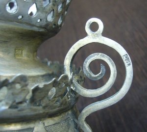 Лампада серебро 84