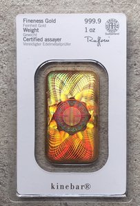 “Золотая унция» 31,1 Слиток унцовый. Люкс.