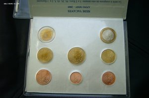 Годовой набор 2005 Ватикан евро