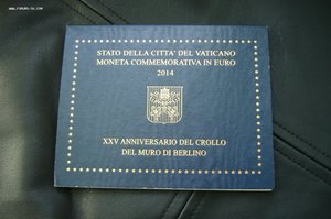 2 евро 2014 Ватикан в блистере
