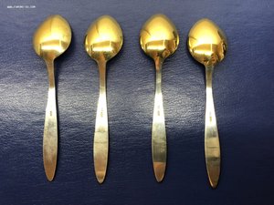 ЛОТ 02. Серебряные Ложки 4шт. 916 проба. Общий вес - 47гр.