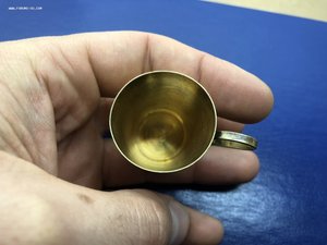 ЛОТ 04. Серебряные стопки КОМПЛЕКТ 6шт., 875, Всего: 153гр.