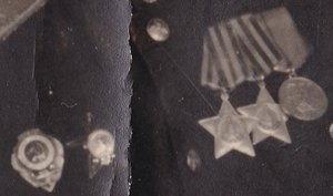 Служили два товарища..Кавалеры Славы 2-х степеней. 1946 г.
