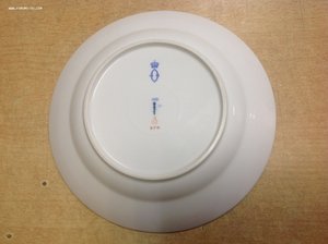 Тарелка KPM c вензелем