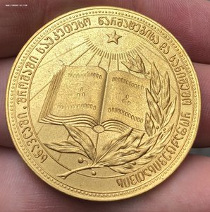 Школьная Грузия золотая 40 мм