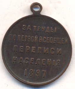 Перепись населения 1897 г.-частная работа.