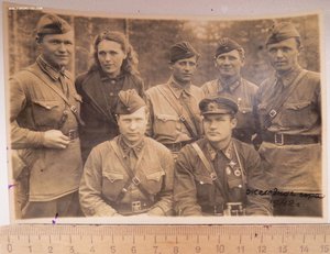 Фото со знаком лётчик военных авиаучилищ ВВС РККА