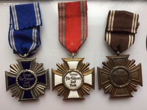 NSDAP - вся выслуга - три креста