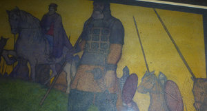 ★ ★ ★ Рисунок Плешаков В.С. Князь с дружиной. 1913 год ★ ★ ★