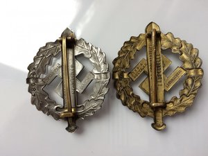 Спорт SA два знака - золото/серебро