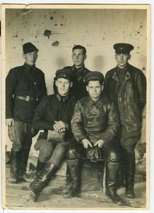 Оборона Ленинграда, Штаб 466 стр.полка, 1943 г.,4 фото.