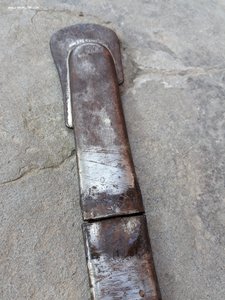 Польша сабля офицерская 20-е? травление и девиз.