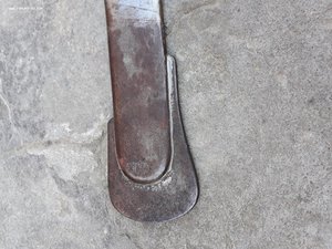 Польша сабля офицерская 20-е? травление и девиз.