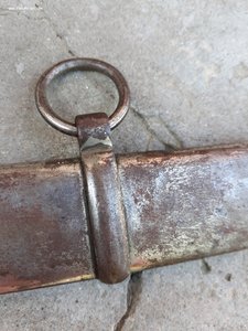 Польша сабля офицерская 20-е? травление и девиз.