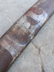 Польша сабля офицерская 20-е? травление и девиз.