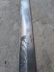 Польша сабля офицерская 20-е? травление и девиз.