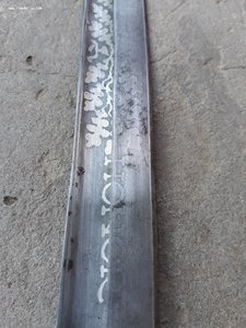 Польша сабля офицерская 20-е? травление и девиз.