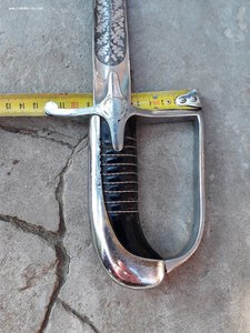 Польша сабля офицерская 20-е? травление и девиз.