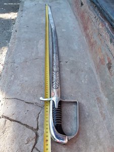 Польша сабля офицерская 20-е? травление и девиз.