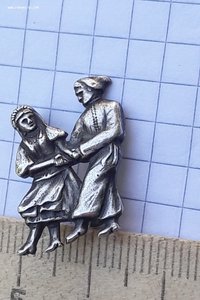 Знак советский, в серебре с пробой 875