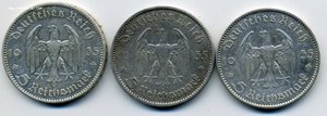 Германия, 5DM 1934-35гг. Кирха.