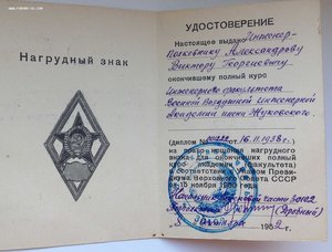 ВВИА Жуковского 1-й тип на доке