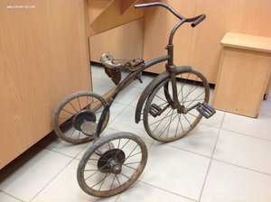 Старинный Детский велосипед
