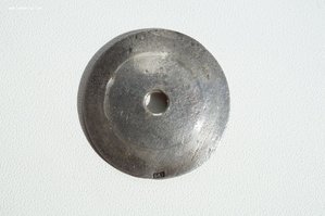 Прижимная пластина серебряная с клеймом