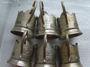 6 Подстаканников Космос.МНЦ3р.50к