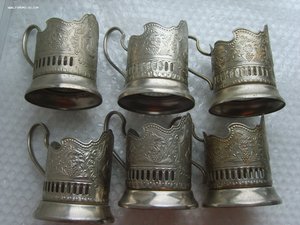 6 Подстаканников Космос.МНЦ3р.50к