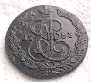 5 КОПЕЕК 1783 КМ