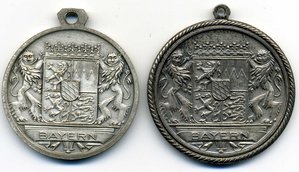 Памятные жетоны.Бавария.