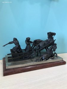 Композиция «Русская тройка на льду» А.М Вольфъ!!!