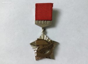 Знак ЦК ВЛКСМ «Наставник молодёжи». Без надписи. Редкий.