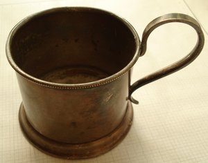 подстаканник ГЕННИГЕРЪ и Ко МОСКВА , 19 век . Редкий.