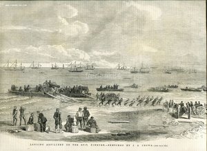Крымская Война 1855 г. Кинбурн Десант Артиллерия Флот