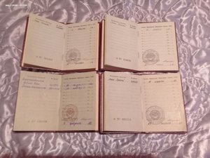 ОРДЕНСКИЕ КНИЖКИ 100 шт.