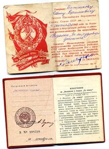 ТД с п-образным ухом и документами