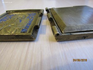 складень трехстворчатый Деисус с избранными святыми 81*197мм