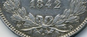 Франция, 5фр. Луи Филипп 1842-(В) Руан