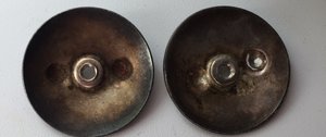 Две серебряные гайки от КЗ