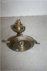 Подсвечник масляный бронза