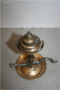 Подсвечник масляный бронза